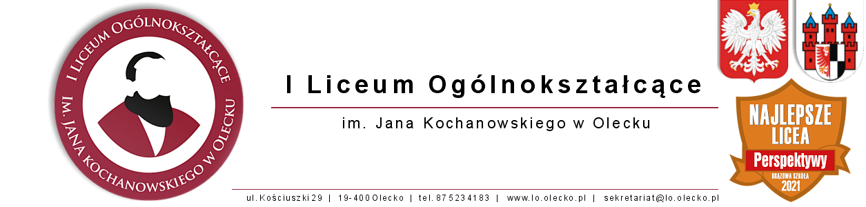 Logo I LO w Olecku